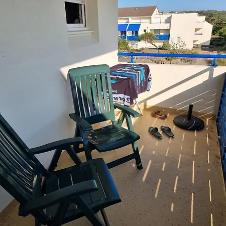 Lacanau, Bleu Marine, 2e Etage, Exceptionnels Car Balcon Face Et Vue Ocean Avec Piscine ! Et Avec Parking Reserve * לאקאנו