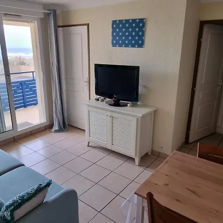 Apartamento Lacanau, Bleu Marine, 2e Etage, Exceptionnels Car Balcon Face Et Vue Ocean Avec Piscine ! Et Avec Parking Reserve Lacanau