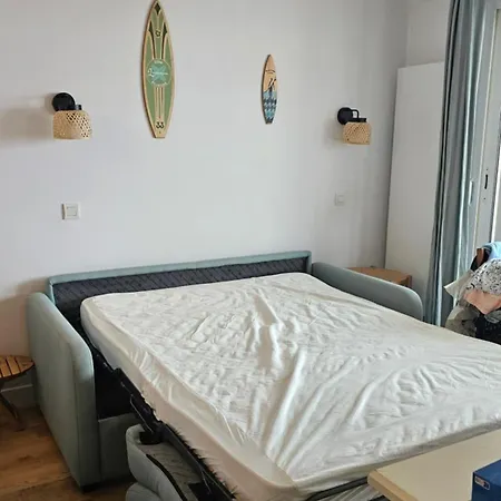 Lacanau, Bleu Marine, 2e Etage, Exceptionnels Car Balcon Face Et Vue Ocean Avec Piscine ! Et Avec Parking Reserve Apartament
